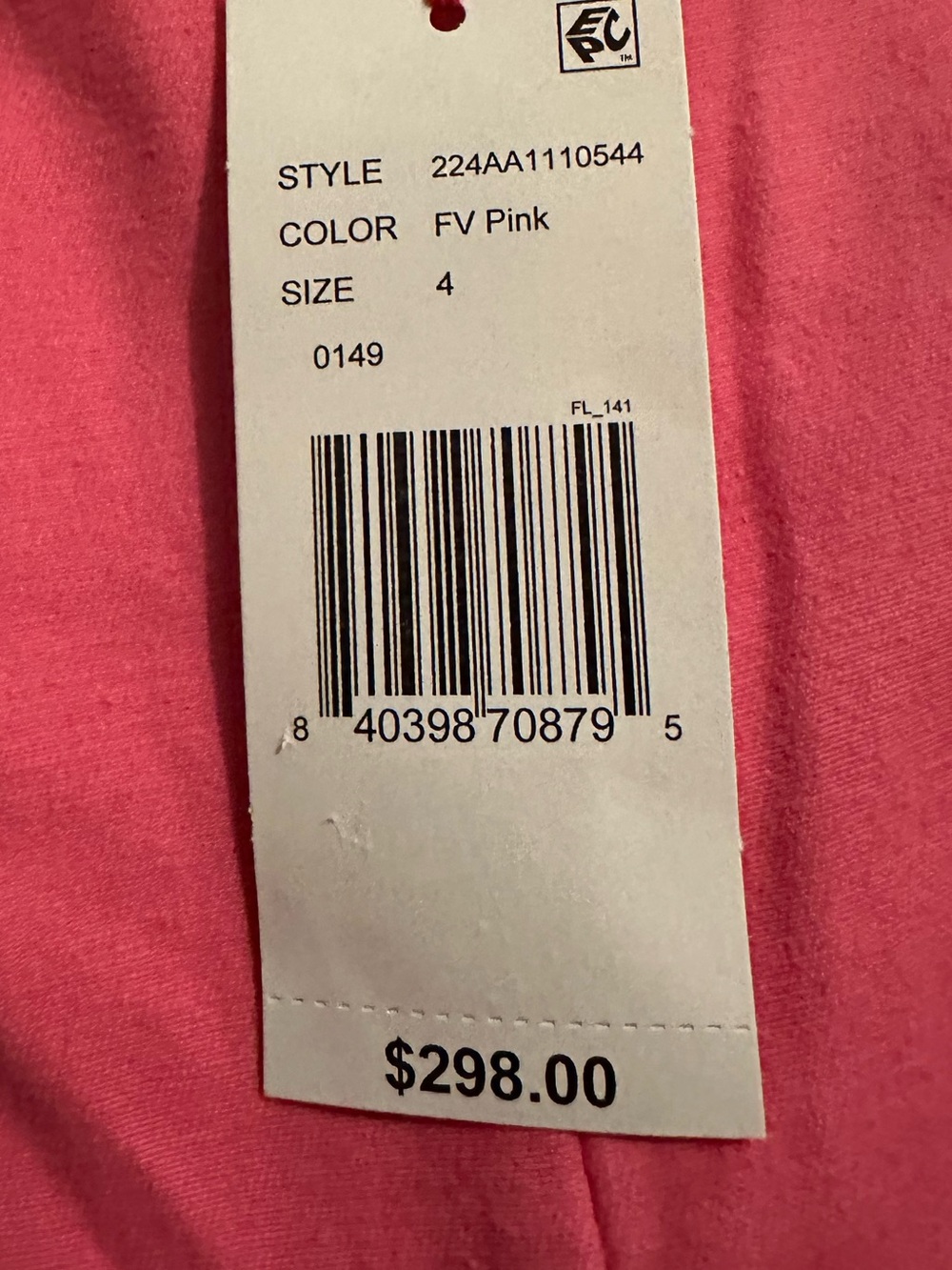 NWT Frances Valentine Lucy Cigarette Pant in Pink - Picture 10 of 10